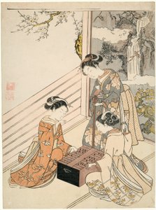 ゲームを観戦する 作： Suzuki Harunobu