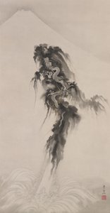 昇龍と富士山 作： Suzuki Kiitsu