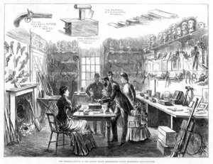 1883年にロンドンの警視庁の刑務所にある刑事博物館。