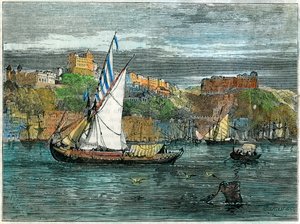 ポルト、ポルトガル、c1880のビュー