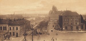 マルメ：港からのパーティー（モノクロ写真） 作： スウェーデンの写真家