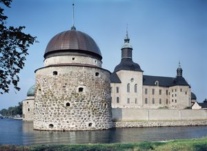 1545年に建てられたヴァドステーナ城の景色 作： Swedish School