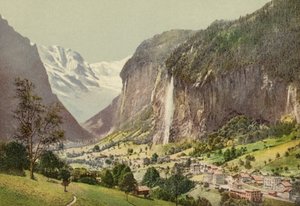 ベルナーオーバーラント: ラウターブルンネン (カラー写真)