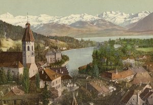 Berner Oberland: Thun (カラー写真) 作： Swiss Photographer