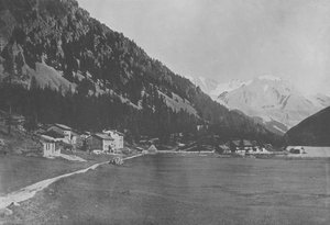 シャンペイとグラン・コンバン（モノクロ写真 作： Swiss Photographer