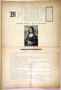 Dada Revue 391, no.8, Zurich, February 1919  作： Swiss School