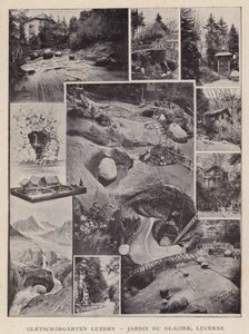 氷河庭園ルツェルン、Jardin du Glacier、Lucerne（彫刻 作： Swiss School