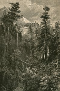 ベルニナ峠の峡谷 作： Swiss School