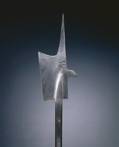 ハルバード、c.1480-1500（鋼と木） 作： Swiss School