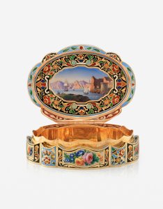 イースタンマーケットのプレゼンテーションスナッフボックス、ジュネーブ、1830年頃