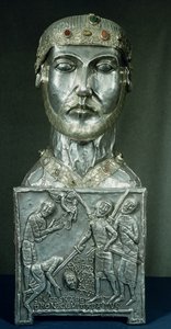 聖カンディダスの聖遺物箱、1165年頃（金と銀）