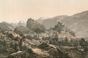 ヴァリス州の町、シオン 作： Swiss School