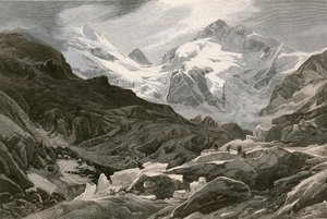 モルテラッチ氷河、アッパーエンガディン 作： Swiss School