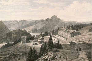 ピラトゥス山に向かっているリギカルトバート 作： Swiss School
