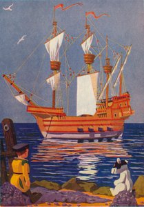 ジョン・トラスティはいかにして海を渡ったか」1937年 作： Sydney George Hulme Beaman