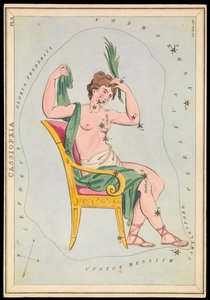 カシオペア座 1825年頃 （カード、紙、ティッシュ） 作： Sydney Hall