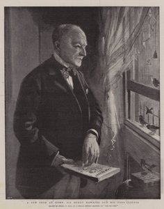 家庭での新しい仲間、ヘンリー・ホーキンス卿と彼の貧しいクライアント 作： Sydney Prior Hall