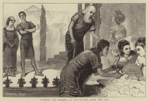 プレイ後のウェストミンスターの古代人と現代人 作： Sydney Prior Hall