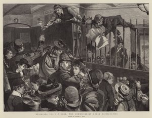 ピットドアを包囲し、困難に直面している委員会 作： Sydney Prior Hall