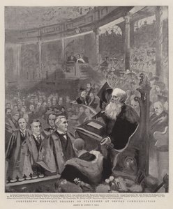 オックスフォード記念で政治家に名誉学位を授与 作： Sydney Prior Hall