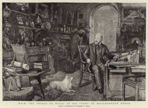 HRHプリンスオブウェールズのマールボロハウスでの研究 作： Sydney Prior Hall