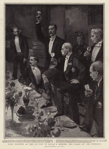 ロバーツ卿、ロバートのスカウトへの夕食、夕食の乾杯 作： Sydney Prior Hall