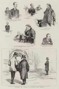 ル・カロン少佐が裁判所を占領 作： Sydney Prior Hall
