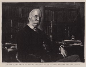 赤十字運動の最初の組織者の一人であるジョン・ファーリー卿は最近騎士になりました 作： Sydney Prior Hall