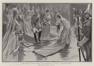 バッキンガム宮殿の王の最初の裁判所、プレゼンテーション 作： Sydney Prior Hall