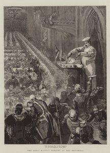 ギルドホールでの市長主の宴会 作： Sydney Prior Hall