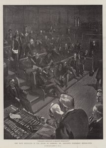 下院における海軍の推定によると、ゴッシェン氏の声明は中断された 作： Sydney Prior Hall