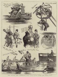 オックスフォードとケンブリッジのボートレース、プレスボートからのメモ 作： Sydney Prior Hall