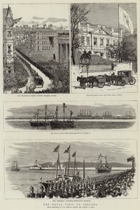 アイルランドへの王室訪問 作： Sydney Prior Hall