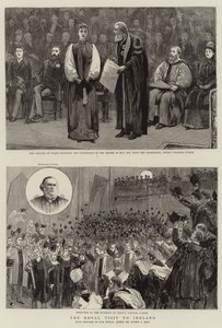 アイルランドへの王室訪問 作： Sydney Prior Hall