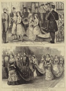 セントジョージチャペルの結婚式行列 作： Sydney Prior Hall