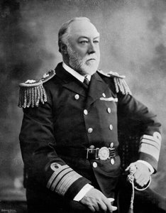 1896年、イギリス海軍将校、ヘンリーフェアファックス副提督。 作： Symonds and Co