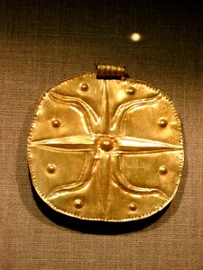 カナン出身のパレスチーノシリアペンダント、紀元前1750年頃（金）