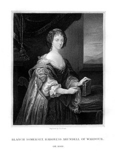 ブランシュ・サマセット、ウォーダーのアランデル夫人、1827 作： T. A. Dean