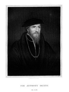 アンソニーデニー卿、ヘンリー8世の廷臣、1827年。 作： T. A. Dean