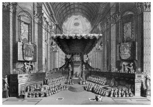 聖ペテロ教会、ローマの聖人の聖典。 作： T. Brown