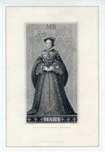 19世紀のイギリスのメアリー1世。