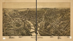ペンシルベニア州ニューキャッスル 1896年 作： T. M. Fowler