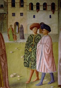 二人のフィレンツェ紳士 作： T. & Masolino T. (1383-1447) Masaccio