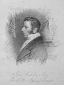 ジョンウィリアムズ、Esq。、女王陛下の弁護士の1人、c1820。 作： T. Wright