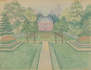 北西 スタイベサント邸、c。 1936年。 作： Tabea Hosier