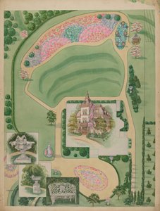 ウィリアム・A・ウィーロック邸、1936年頃。 作： Tabea Hosier