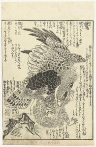 その鉤爪にサルとワシ 作： Tachibana Morikuni
