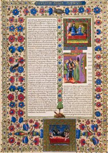 Taddeo Crivelli (1425-1479)らが彩色したBorso d