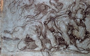 ファイターズ、16世紀。 作： Taddeo Zuccari
