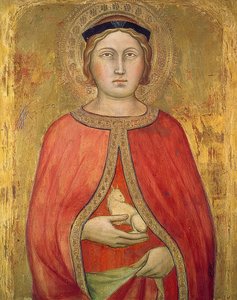 セントアグネス 作： Taddeo di Bartolo